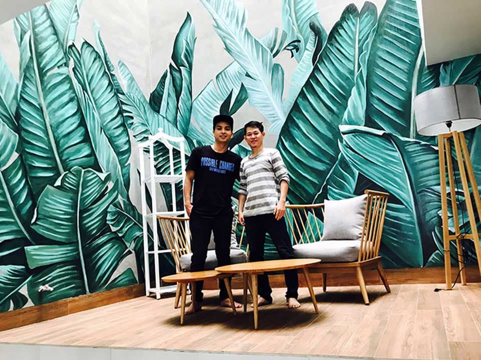 Vẽ tranh tường nhà Ca sĩ Hồ Quang Hiếu
